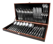 Comprar Conjunto De Talheres Faqueiro Aço Inox Jogo 42 Peças Liso