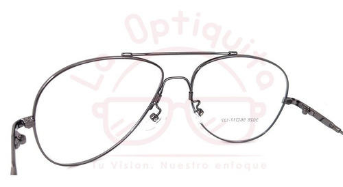 Imagen 4 de 8 de Armazon Lentes Oftálmico Titanio Flexible Piloto Garantizado