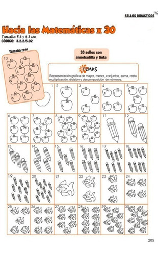 Sellos Didácticos Hacia La Matemáticas X 30
