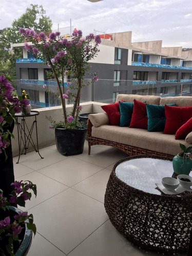 Departamento Amoblado En Arriendo 4 Dorm. La Dehesa Central
