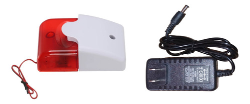 Sirena Luz Estrobo Buzzer 12v Alarma Diy Automovil Casa
