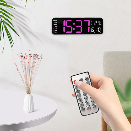. Reloj De Pared Digital Reloj Montado En La Pared For Sala