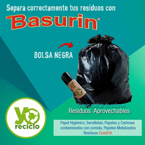 Bolsas De Basura Por 10und Grandes Biodegradables