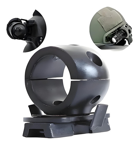Eonspark Soporte Montura De Lámpara Para Casco Táctico Ciclismo 1.2