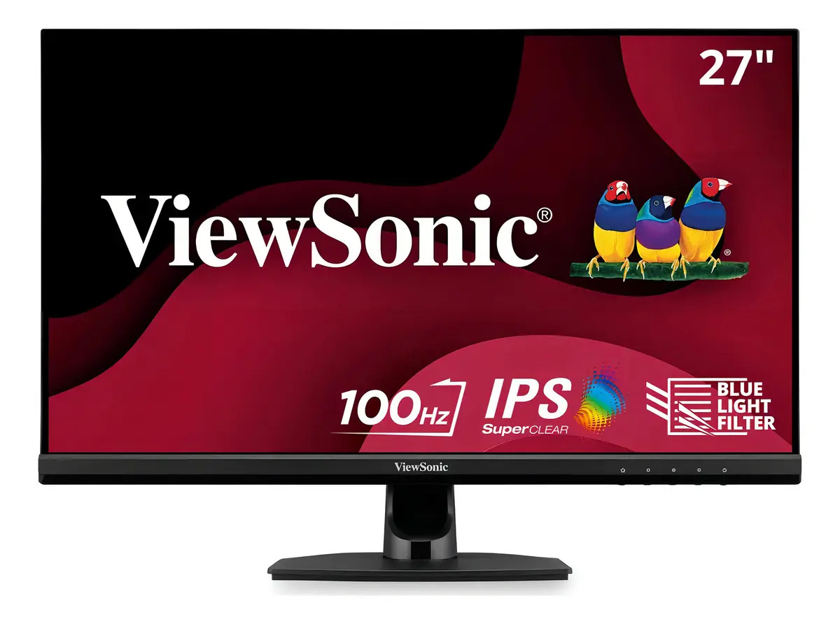 Monitor 27 Pulgadas 100HZ Full HD Viewsonic Va2714-h Panel IPS 4MS FRAMELESS Vga Hdmi