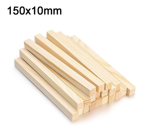 Imagen 2 de 2 de Madera De Balsa Palitos 150 X 10 X 10 Mm 10un