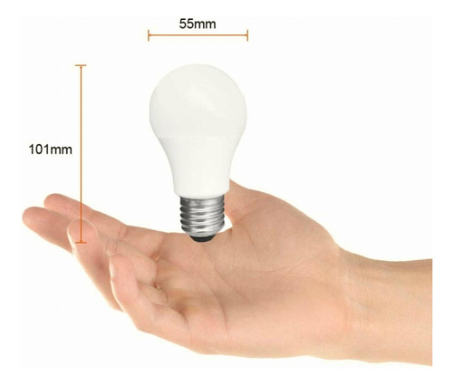 Tecnolite Foco A19 Led 5 W 127v Tecnolite, Luz De Día, Base
