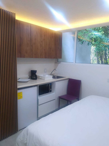Departamento 1 Recamara Amueblado Con Todos Los Servicios En Coyoacan