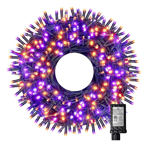 Gresonic Luces De Halloween Para Exteriores, 300 Luces Led D