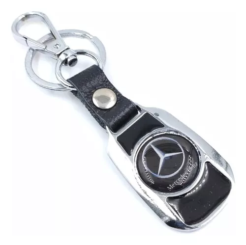 Mercedes Benz Car Chrome 10d Logo Llavero de metal Llavero Llavero Llavero