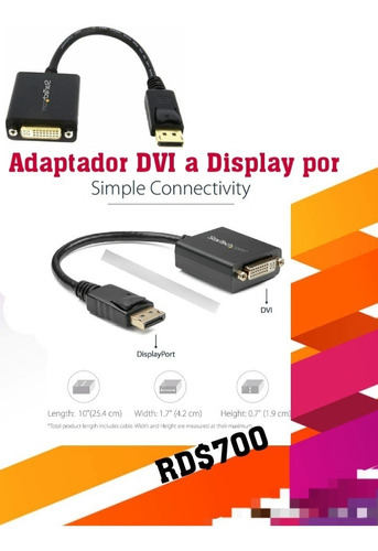 Adaptador Dvi A Display Por