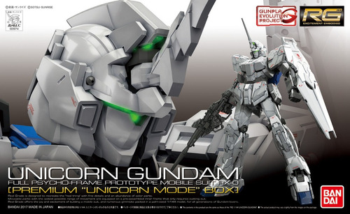 Unicorn Gundam Premium Box Rg 1/144 Bandai * Despacho Gratis