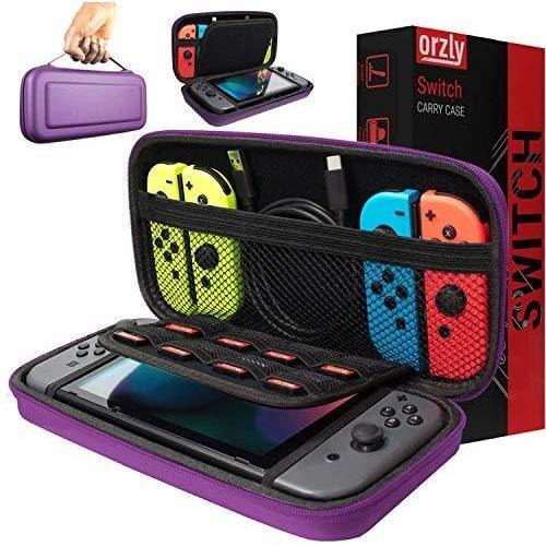 Funda De Transporte Para Nintendo Switch De Eva Color Morado