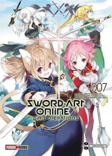 Sword Art Online Girls Operation, De Reki Kawahara., Vol. 7. Editorial Panini, Tapa Blanda, Edición 1 En Español, 2021
