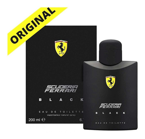 Ferrari Scuderia Black Original Edt 200ml Para Masculino