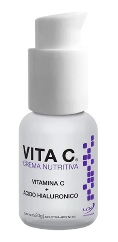 Lda Vita C Crema Nutritiva Vit C + Ac.hialurónico X 30g