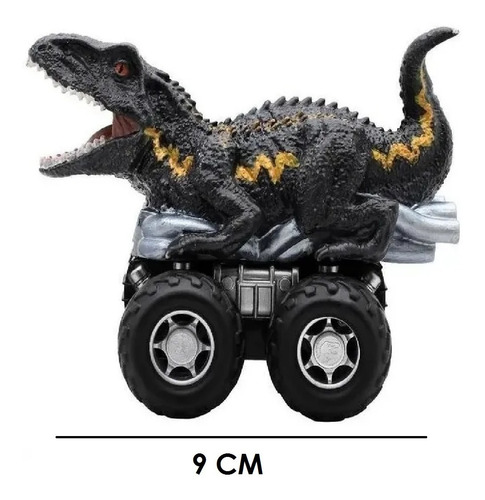 Imagen 3 de 4 de Jurassic World Zoom Riders Dino Vehículo Pull Back Playking