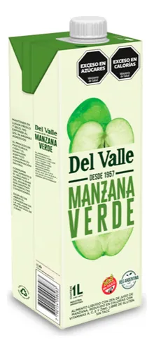 Jugo Natural De Manzana Verde Sin Tacc Del Valle 1 Litro