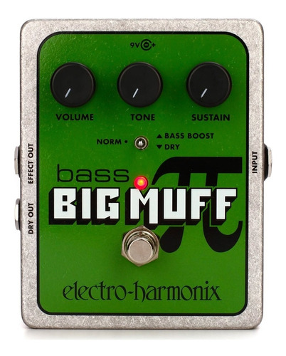 Pedal Bass Big Muff Overdrive Electro Harmonix C/ Nf-e 