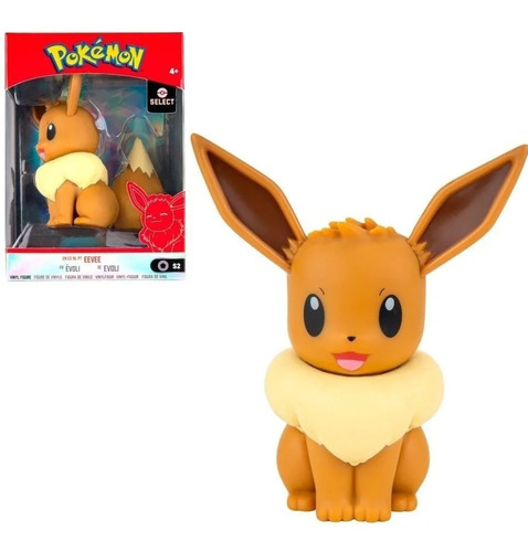 Pokemon Select Eevee Figura Vinilo 11 Cm Coleccion Serie 1