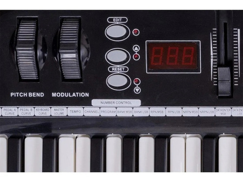 Imagen 3 de 5 de Teclado Controlador Parquer Midi49b 4 Octavas