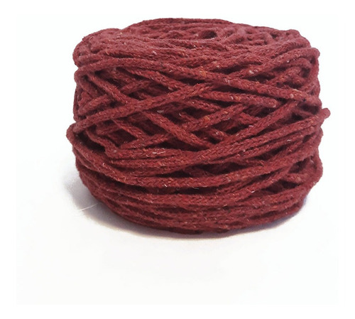 Cordón Tejido De Textil Reciclado, 120m, 3 - 4 Mm Ecocitex
