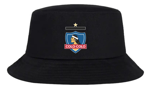Gorro Colo Colo Pescador Bucket Hat Algodón