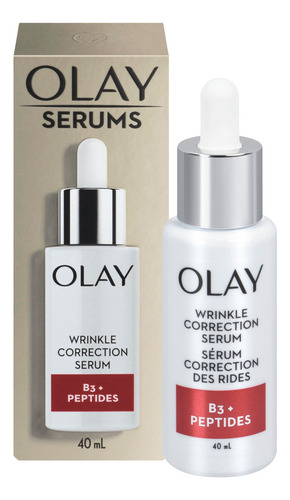Olay Formula De Péptido De Colágeno De Vitamina B3+ Peptidos De Serum Serums Wrinkle Correction B3 + Peptides 40 Ml 1.3 Oz