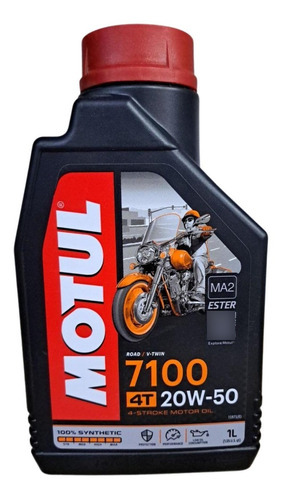 Aceite Motul 7100 20w50 4t Full Sintetico