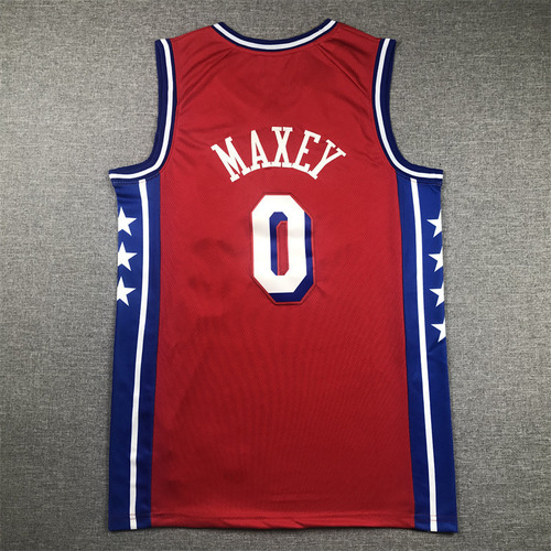 Jersey No.0 Tyrese Maxey Jersey