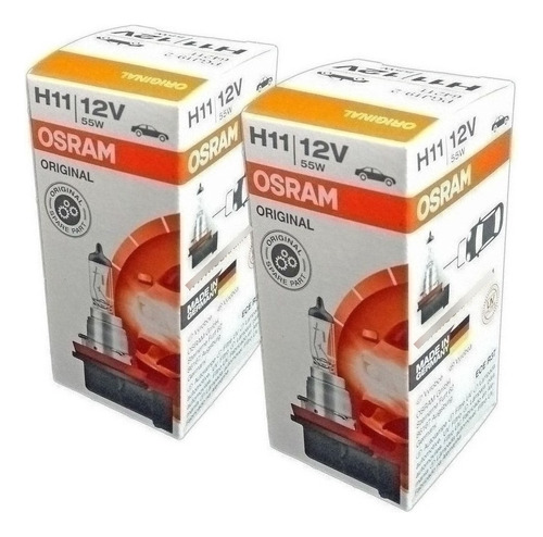 Bombillos Osram H11 55w 0riginal Juego X2 Unidades Germany