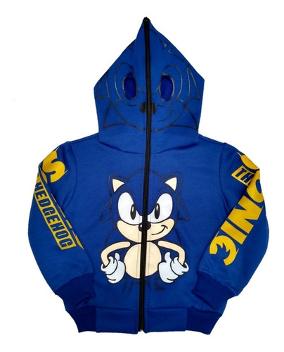 Buzo,chaqueta,hoodie Sonic Superheroes Niño Comics