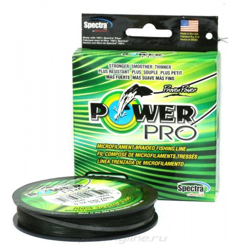 Power Pro Spectra Trenzado Línea 135m/100lb Moss-green