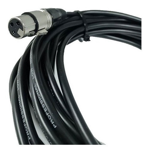 Imagen 3 de 10 de Cable Soundking Canon Xlr 3 Metros Negro Microfono Cuota