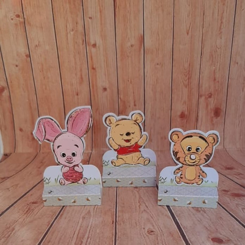 20 Porta Bis, Pooh (5x3.5cm) .(no Incluye Golosina) Personal