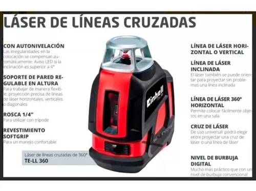 Nivel Laser Autonivelante Te-ll 360 Grados Einhell + Tripode