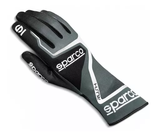 Guantes Karting Sparco Rush Gris Swade-faux . Envío Incluíd