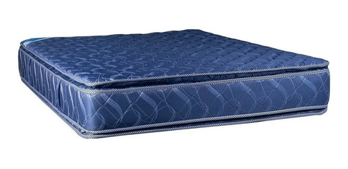 Imagen 2 de 9 de Sommier Colchon Resortes Doble Pillow 2 Plazas 140 X 190
