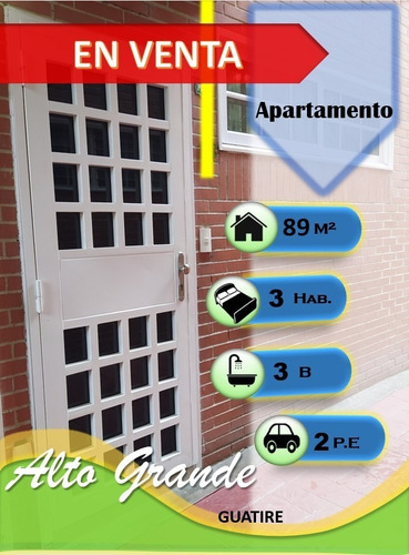 Imagen 1 de 13 de Guatire Alto Grande Apartamento Oferta Unico Con Ventajas En La Urbanizacion
