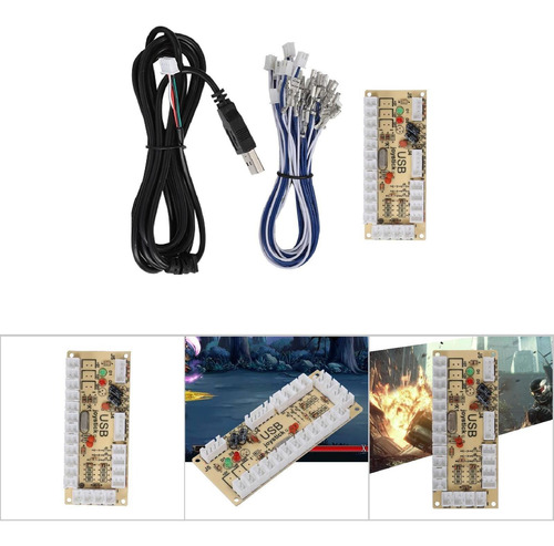 Controlador De Botón De Codificador Usb Arcade P/raspberry