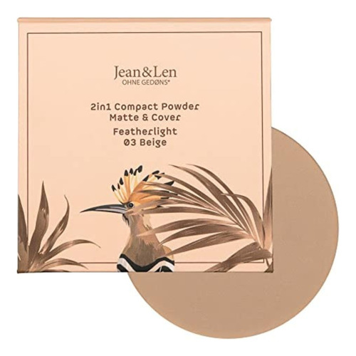 Pure 2 En 1 Compact Powder Feather Light 03 Beige De Jean&l.