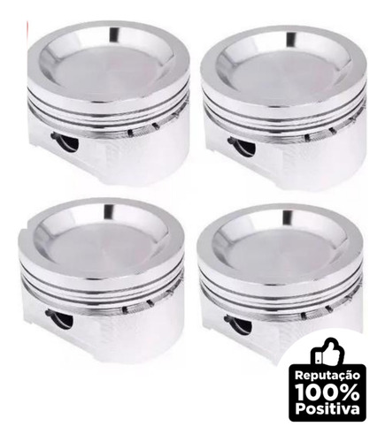 Kit De Pistao Afp + Pinos Forjados 800cv Ap 1.9 83 Mm Turbo