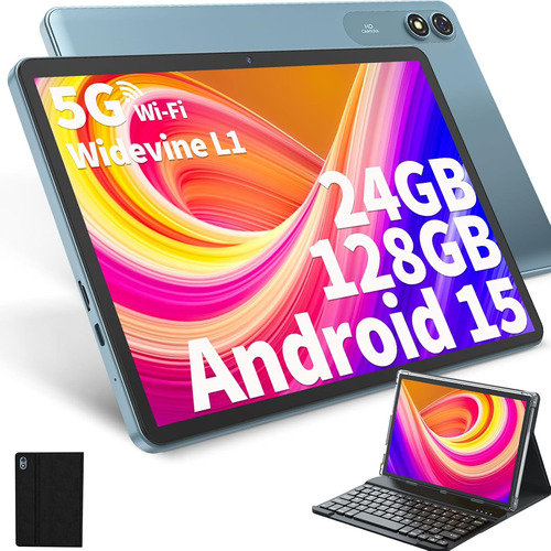 Tableta Android Con Teclado, Tableta Android 15 De 10 Pulgad