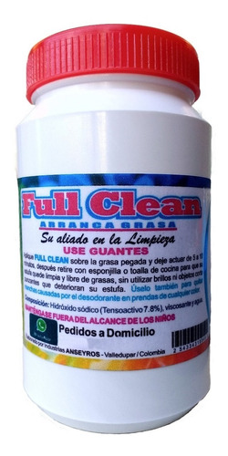 Desengrasante Full Clean (estufa, Ollas Y Ropa) Multiusos