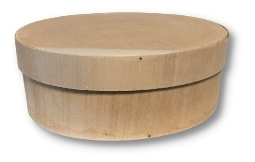 Caja De Madera De Compensado Ovalada Chica De (23*19)8.5cm