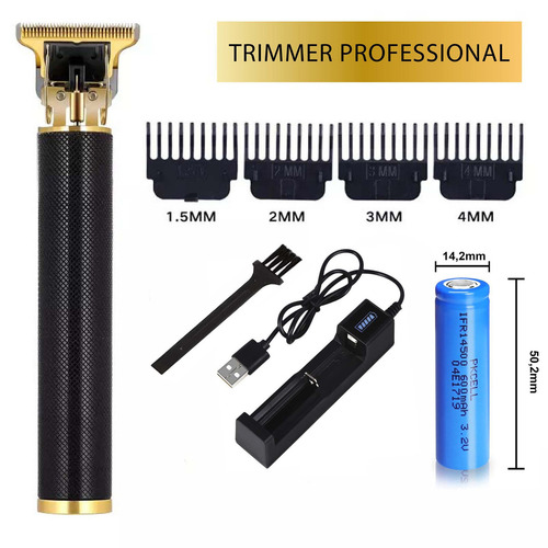 Recortadora Vintage Profissional T9 negra