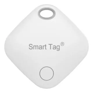 Smart Tag Rastreador Gps Sem Fio Segurança Para Malas Pet Cor Branco