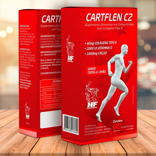 Imagem 5 de 9 de Black Friday Kit 3 Cartflen Colageno Tipo Uc2 Articulações