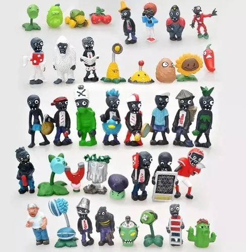 Set 25 Figuras Plantas Vs Zombies - Al Azar / Envio Gratis