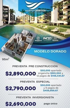 Imagen 3 de 16 de Departamento En Preventa En Villa Marina